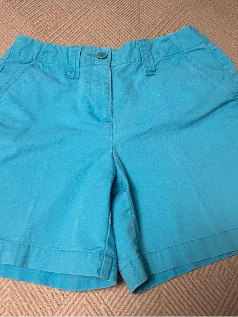 Talbots High-Waisted Turquoise Shorts